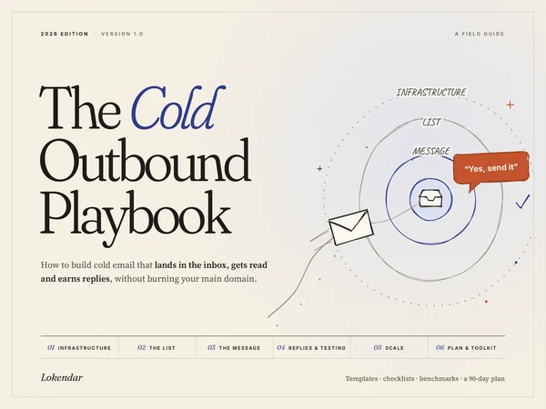Cover of The Cold Outbound Playbook